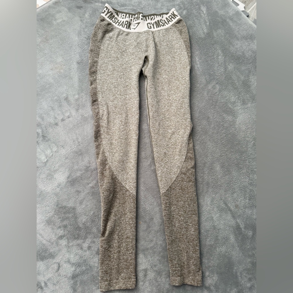 Gymshark Beige and Gray Leggings